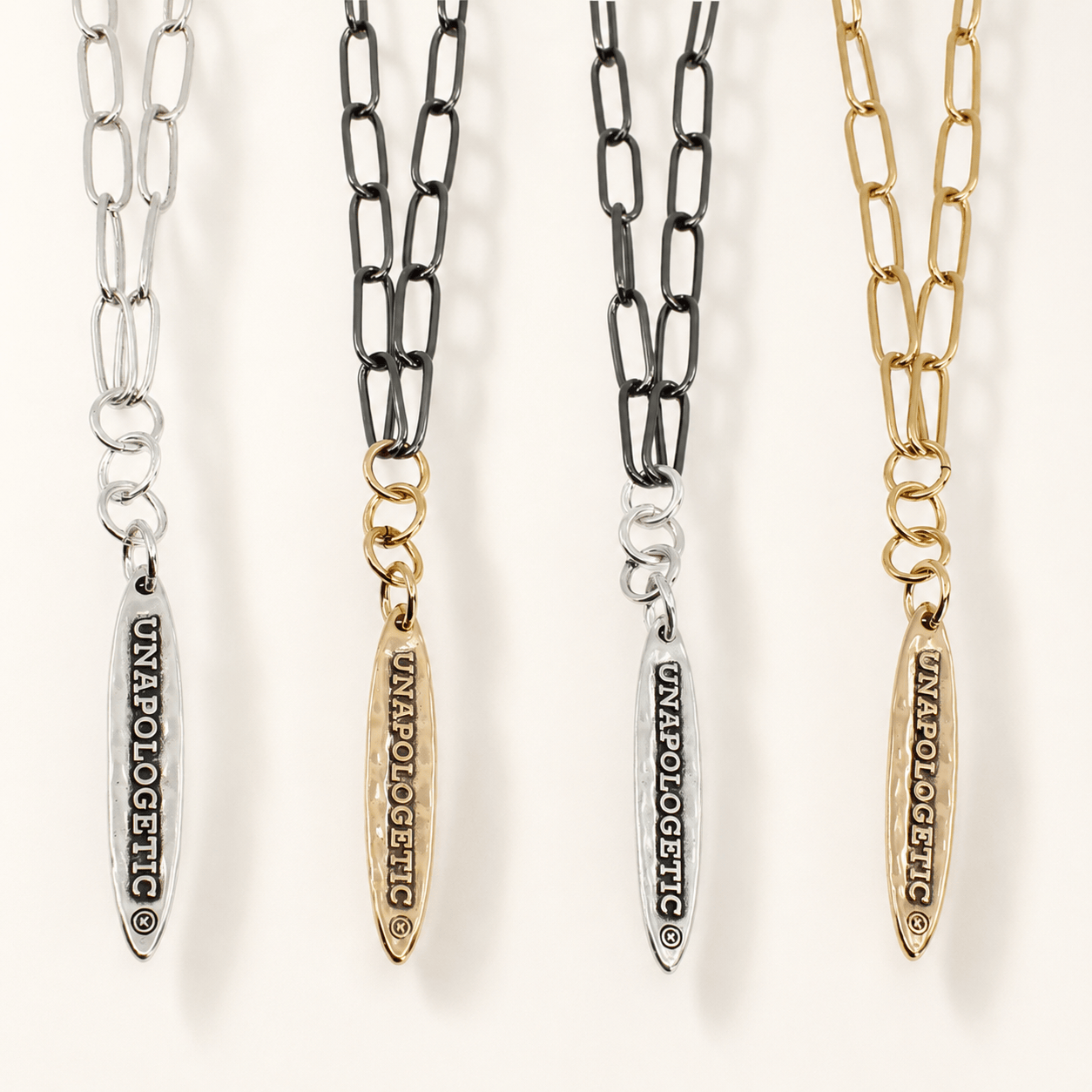 Unapologetic Vertical Bar Klink Necklace