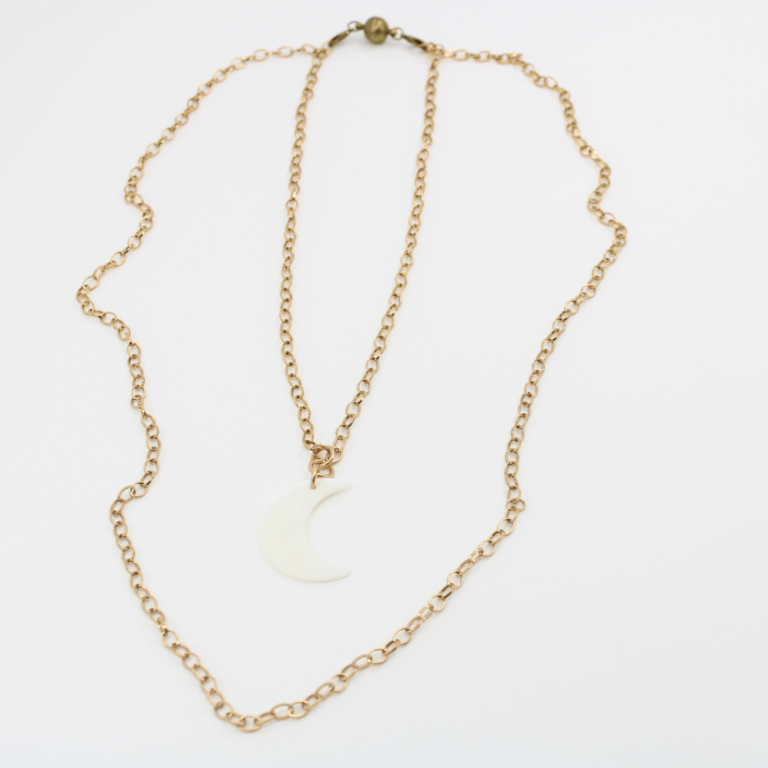 Moon Layering Chain Necklace