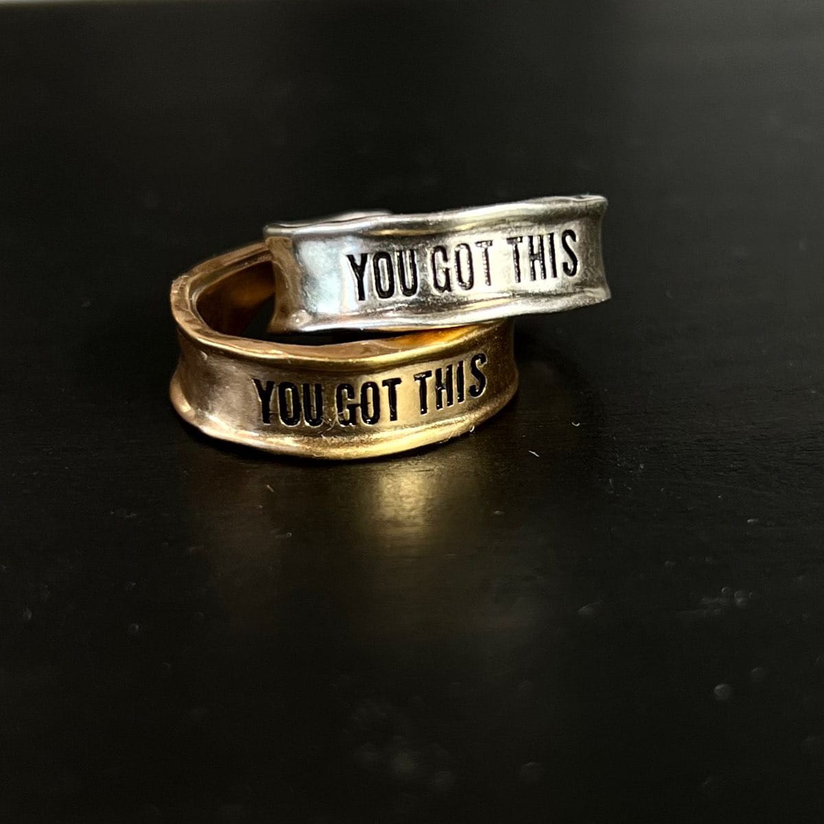 Remember Single Finish Adjustable Ring