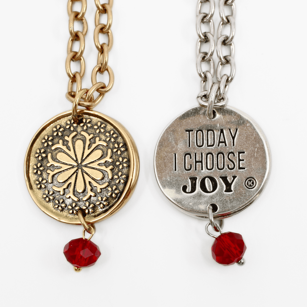Today I Choose Joy Flower Rosary Layering Set