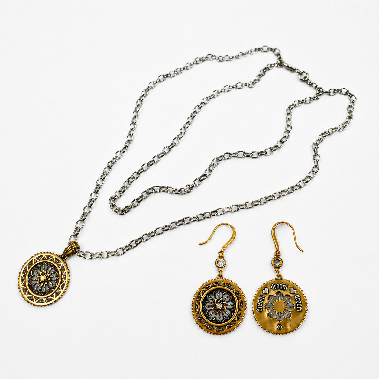 Dream & Believe Necklace & Earring Set