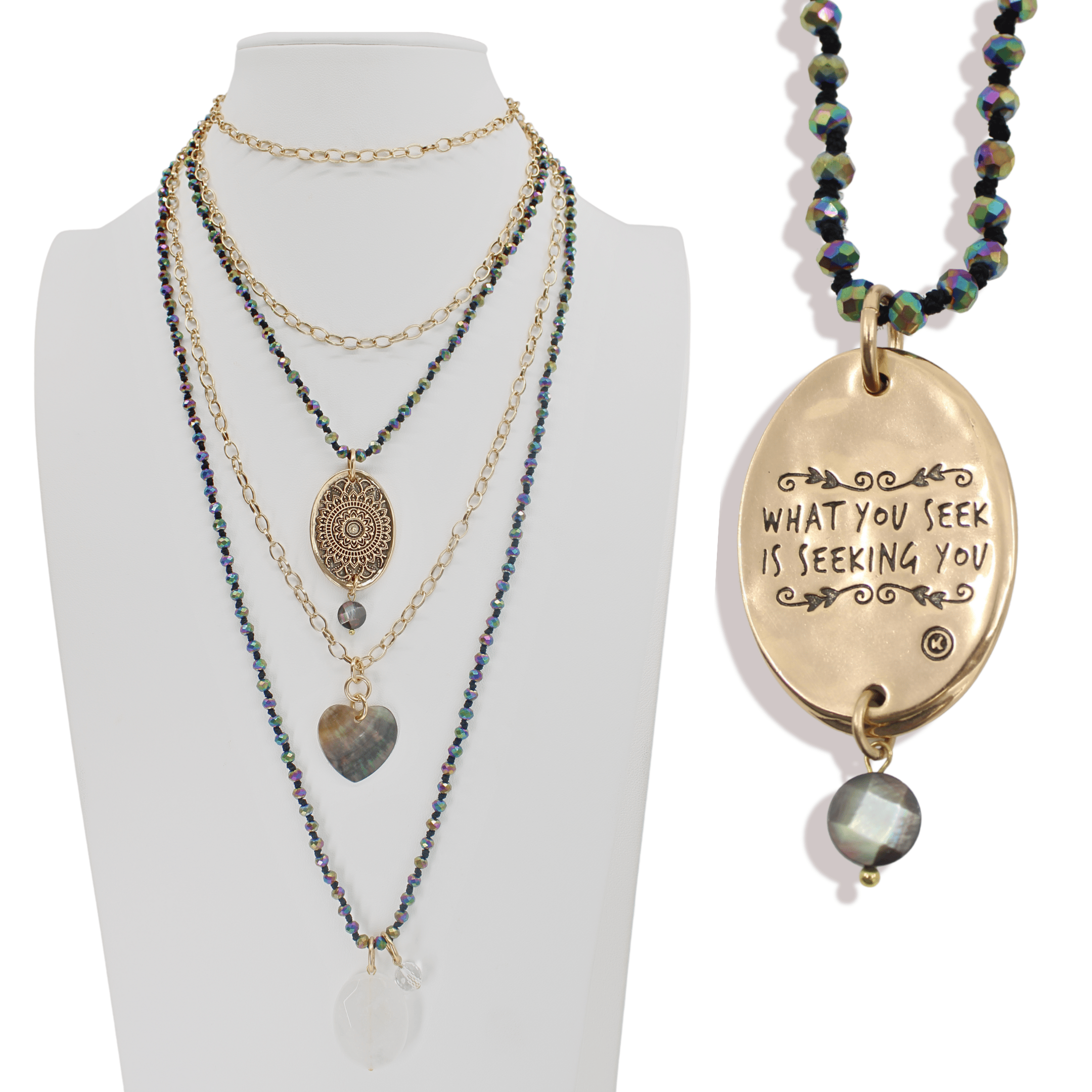 What You Seek is Seeking You Original Necklace Layering Set