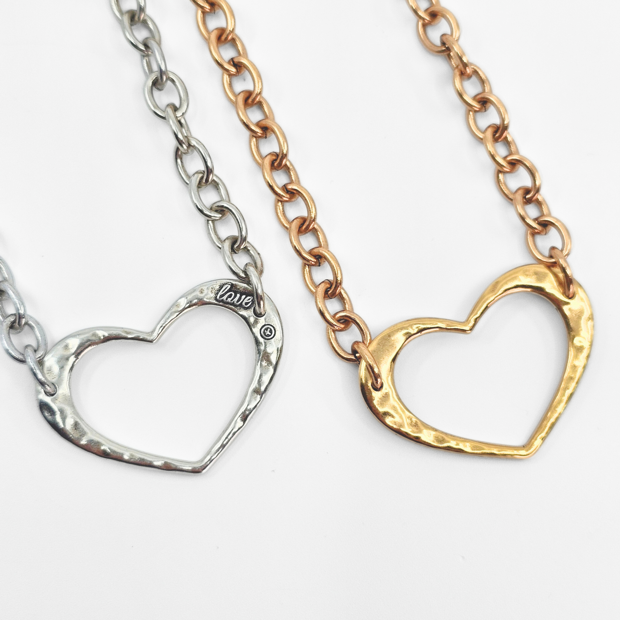 Love Open Heart Choker Necklace