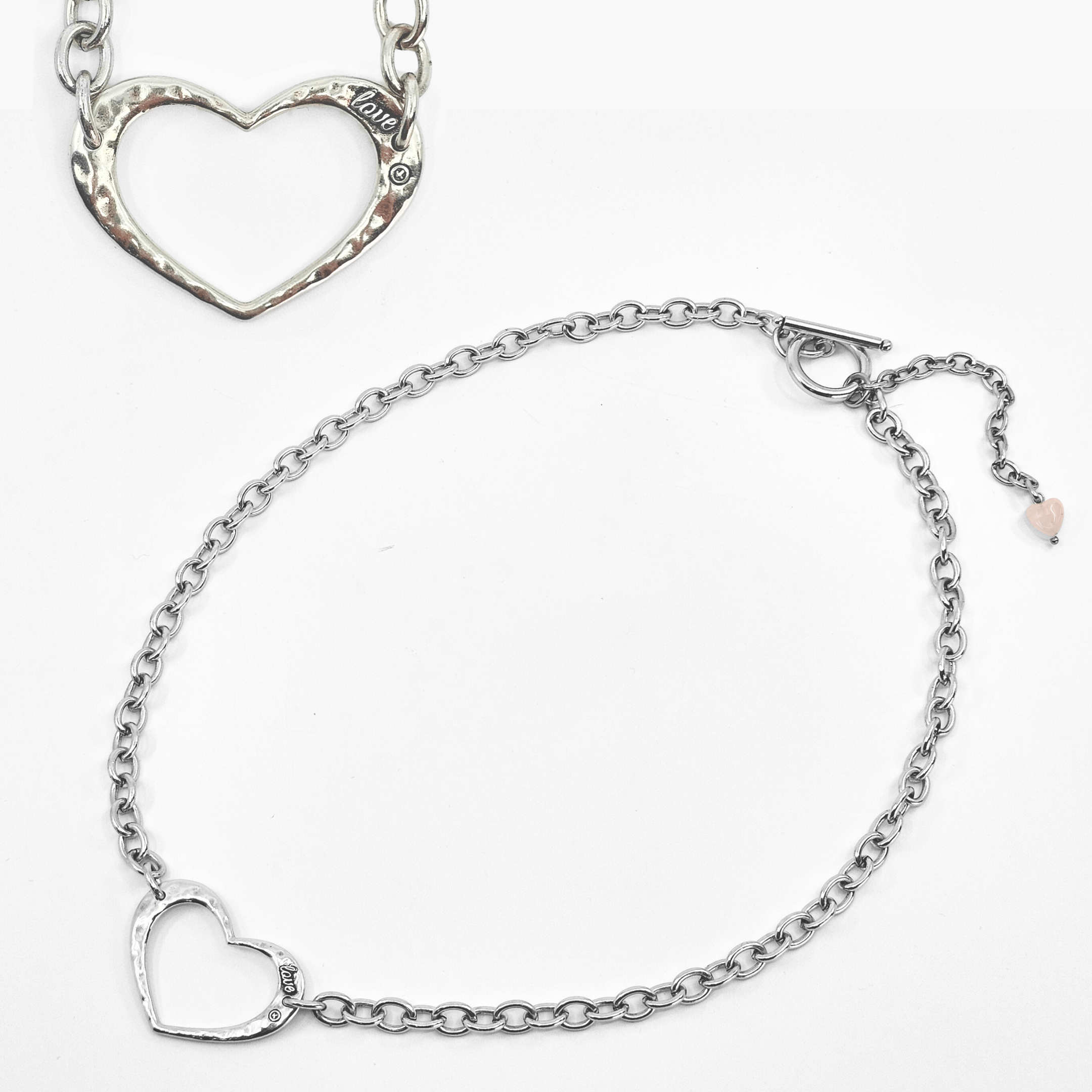 Love Open Heart Choker Necklace