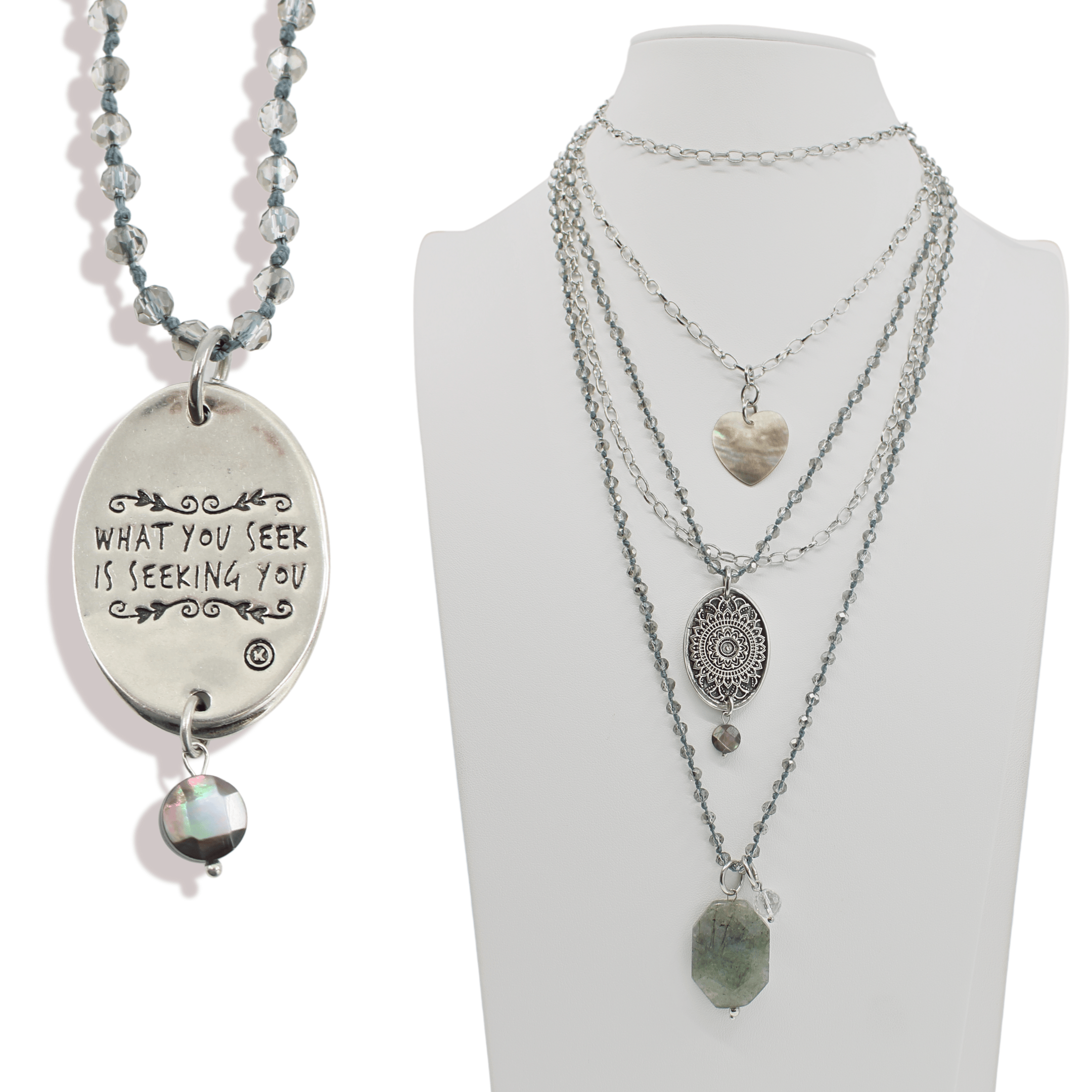 What You Seek is Seeking You Original Necklace Layering Set