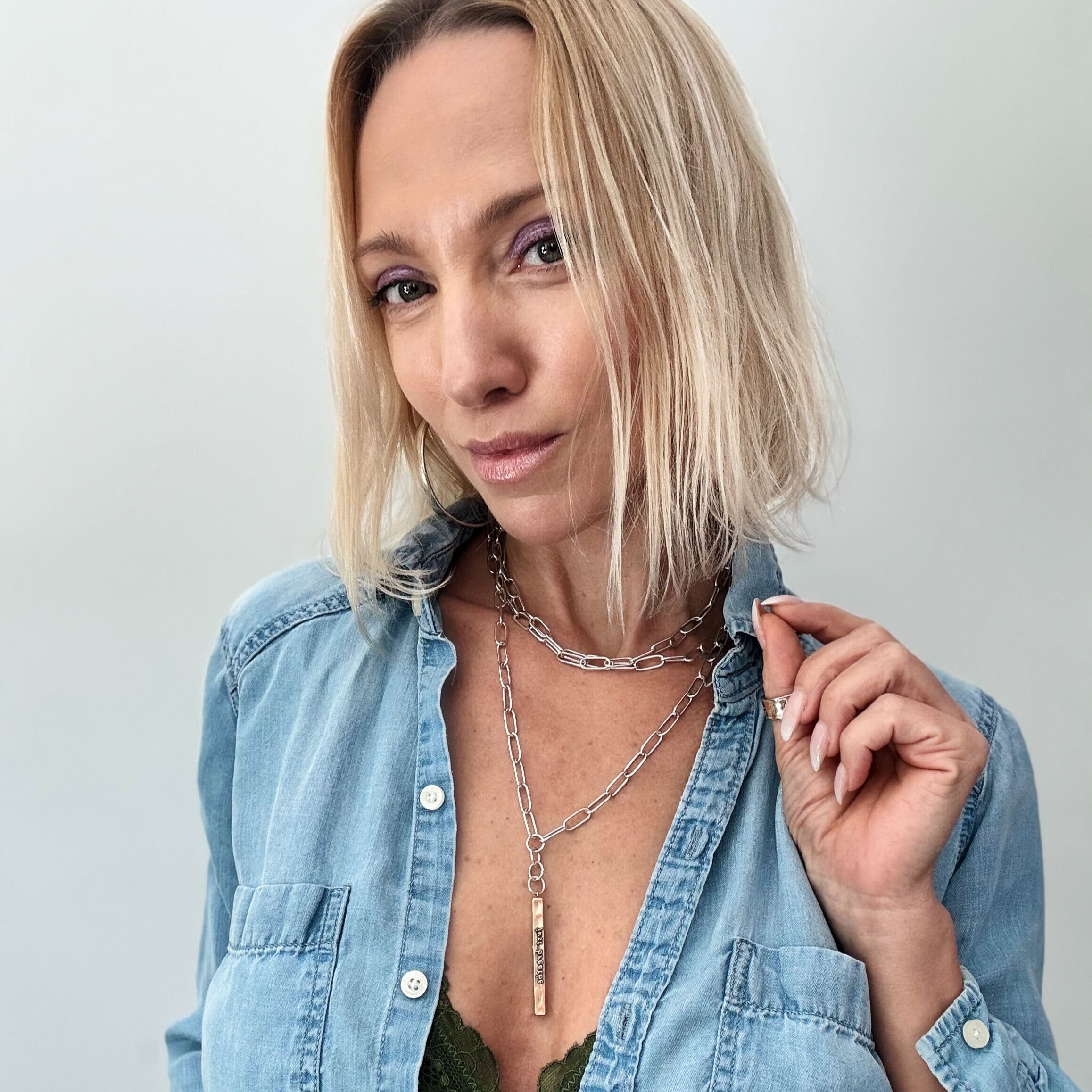 Stay Calm Klink Necklace