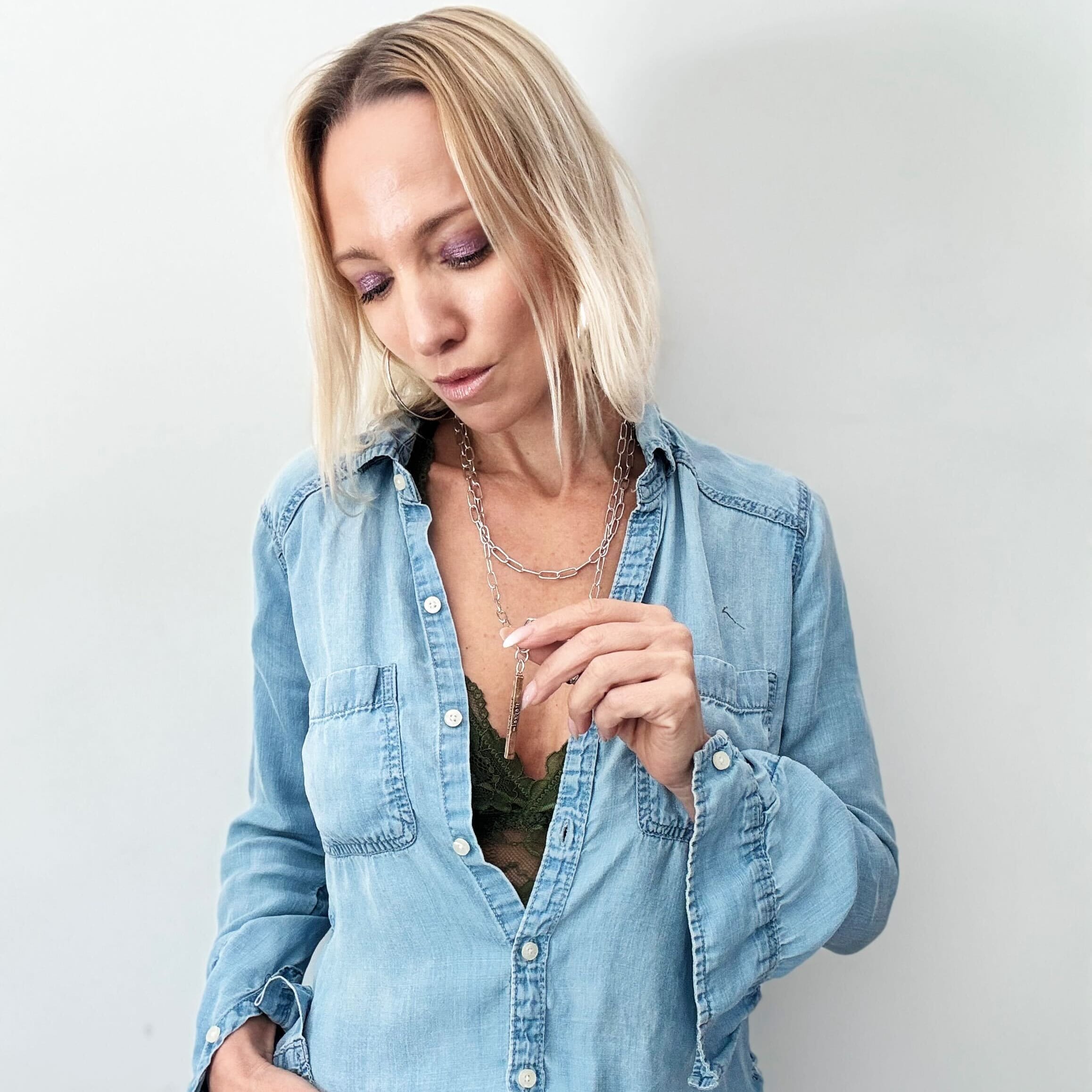 Stay Calm Klink Necklace