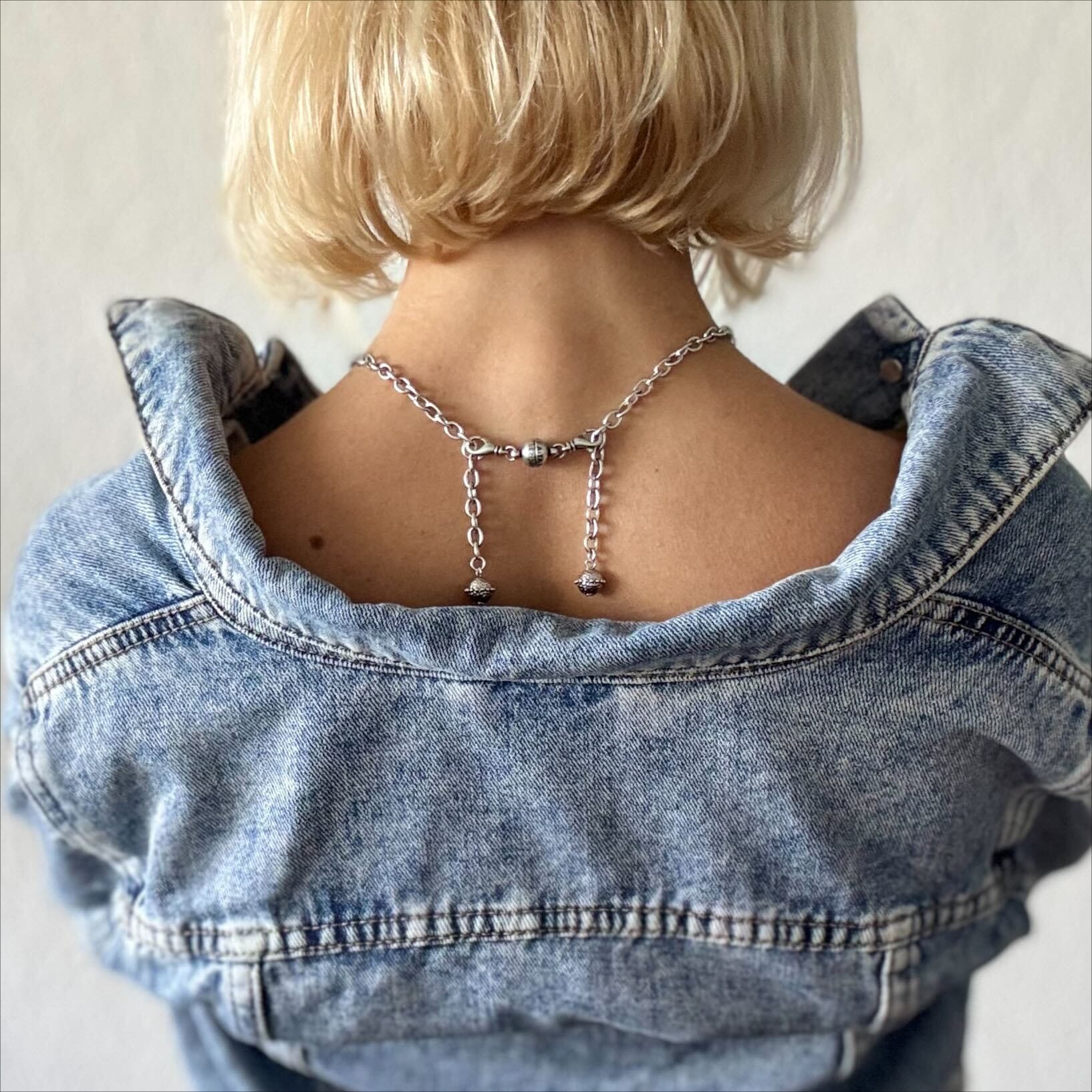 Queen Crystal Heart Adjustable Necklace