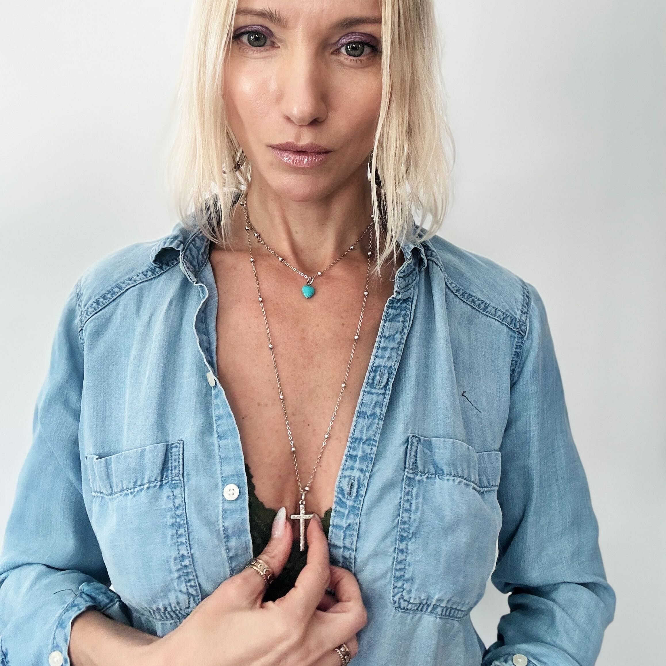Trust Cross Dainty Necklace