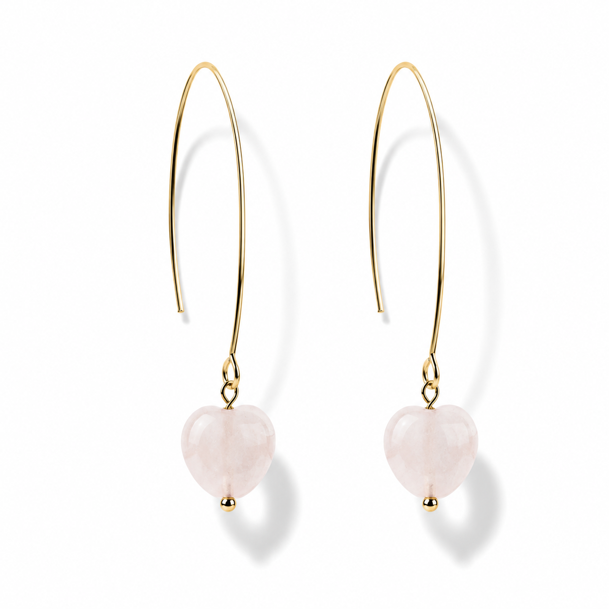 Small Stone Drop Earrings