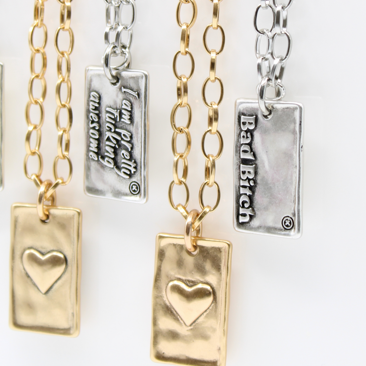 Choose Your Message Chain Necklace – Katia Designs