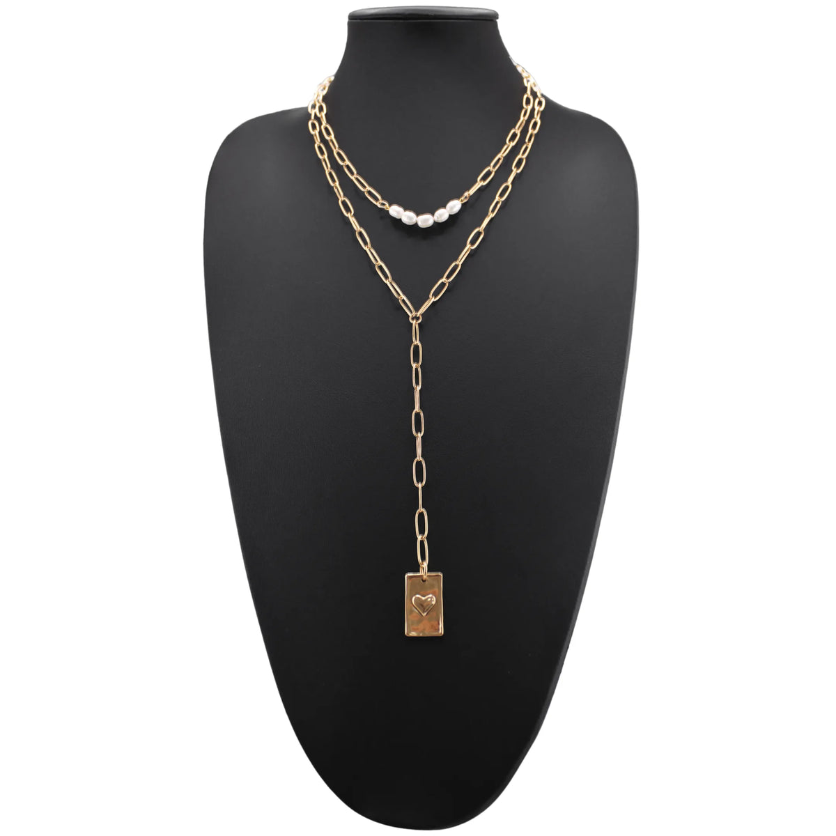I Am F*cking Powerful Heart Lariat Necklace