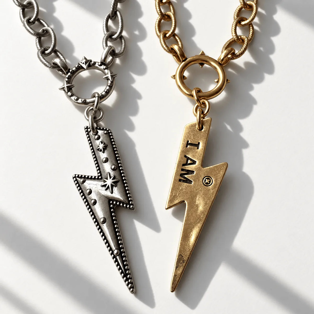I Am Lighting Bolt Necklace