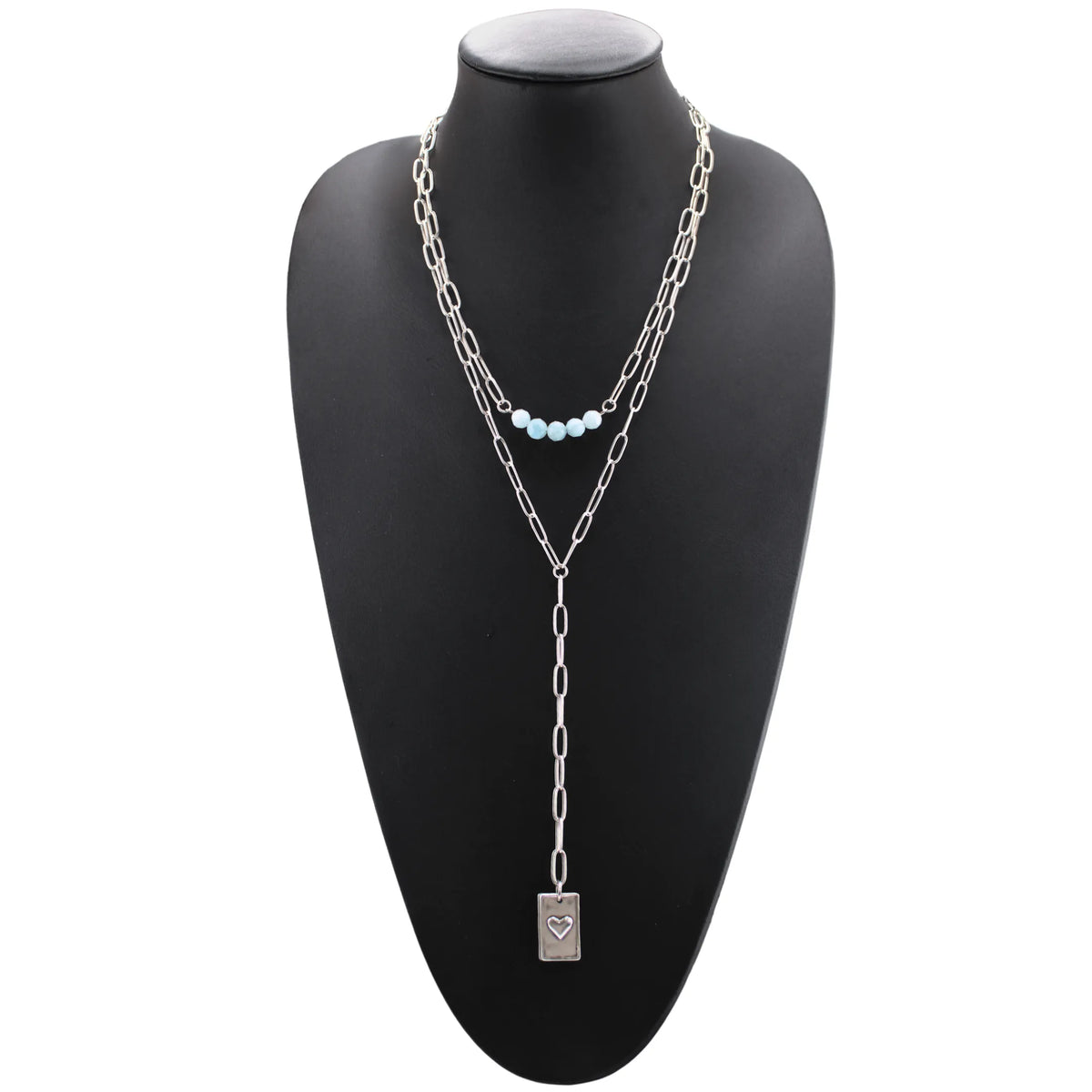 I Am F*cking Powerful Heart Lariat Necklace