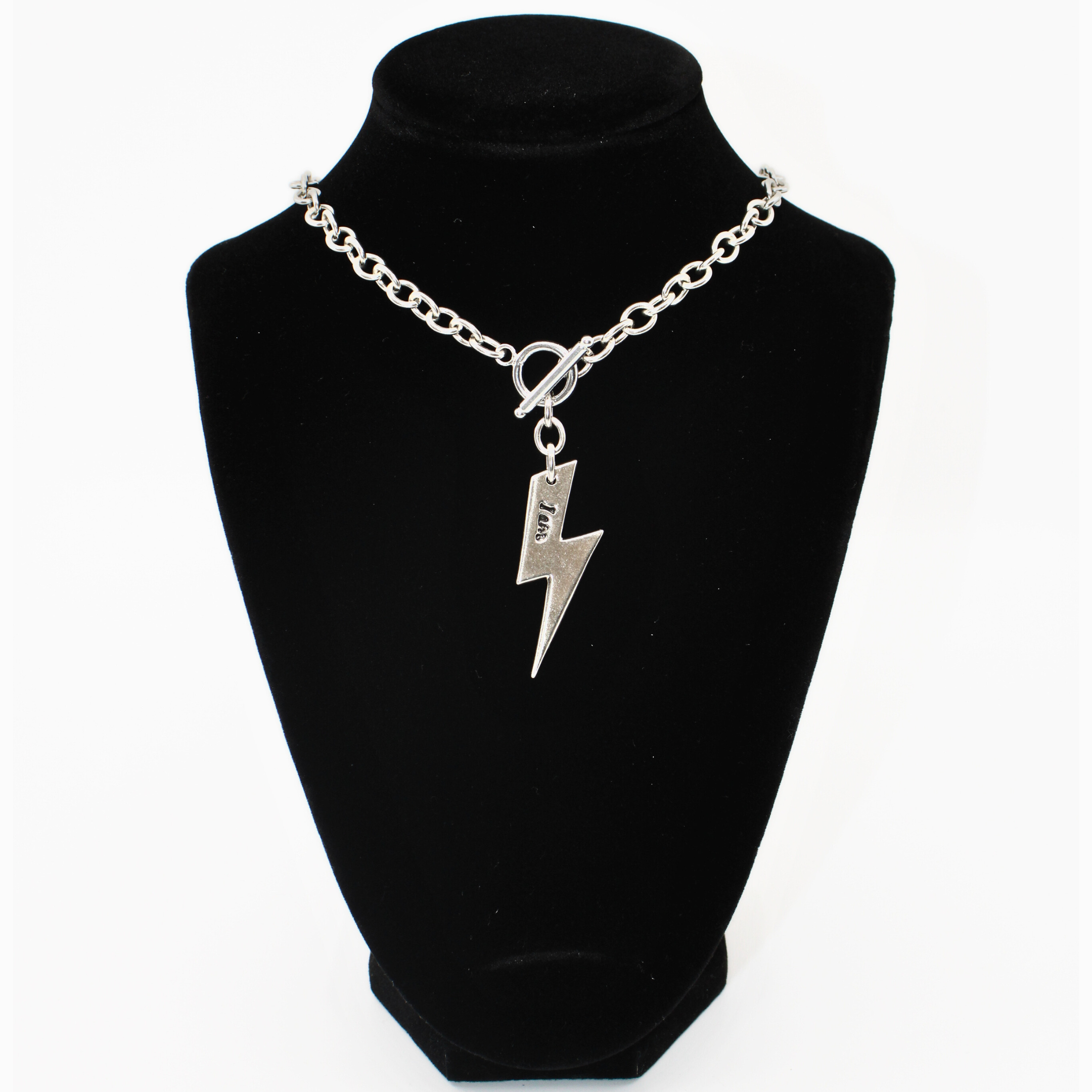 I Am Lighting Bolt Choker Necklace – Katia Designs