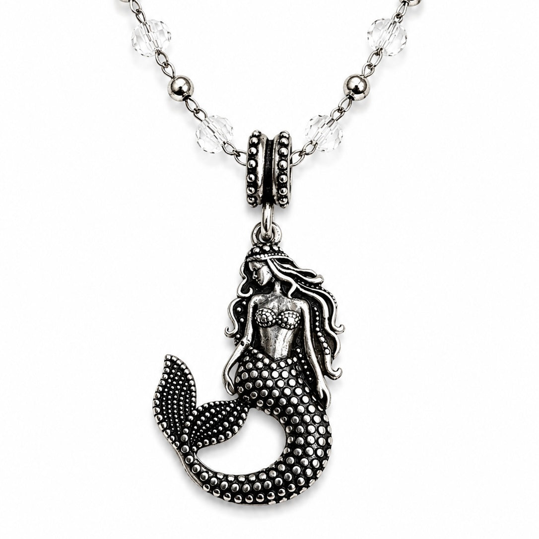 The Best Is Yet To Come Mermaid Crystal Dainty Necklace