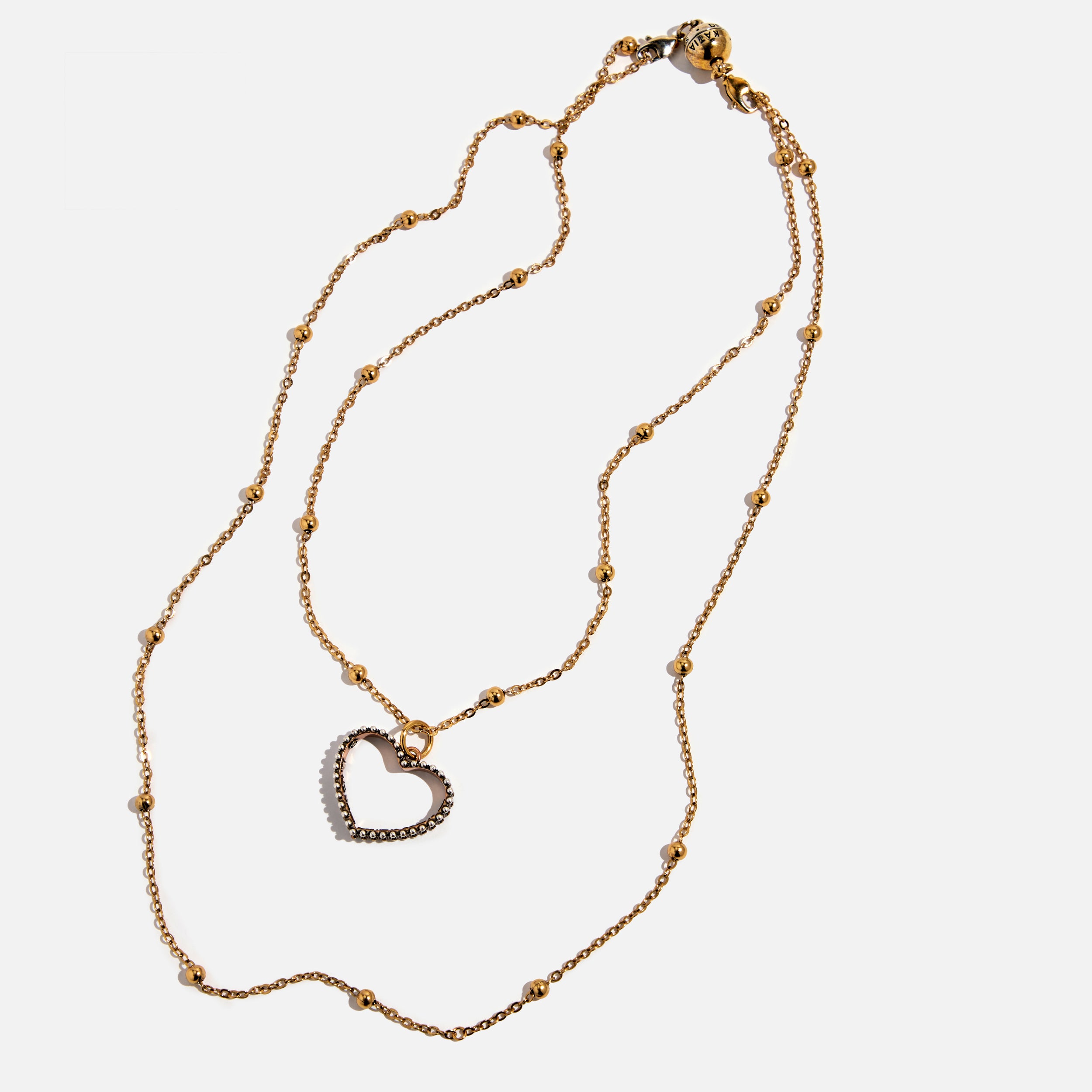 Love Always Open Heart Dainty Necklace