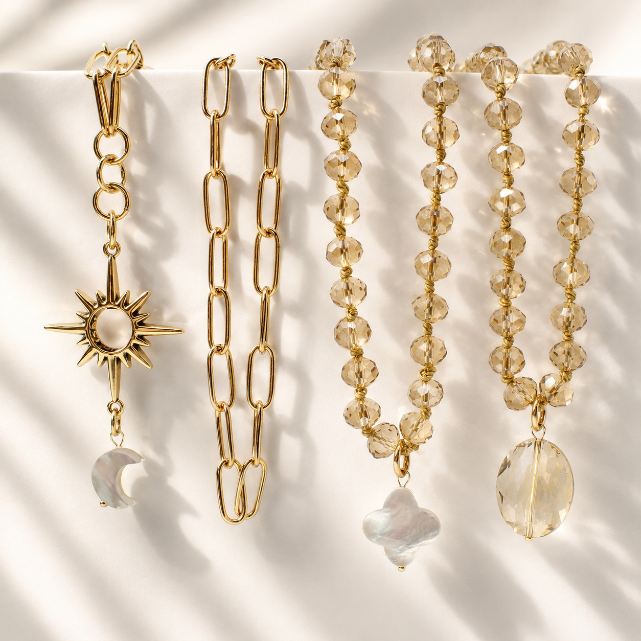 Just Breathe Starburst Fusion Necklace Layering Set