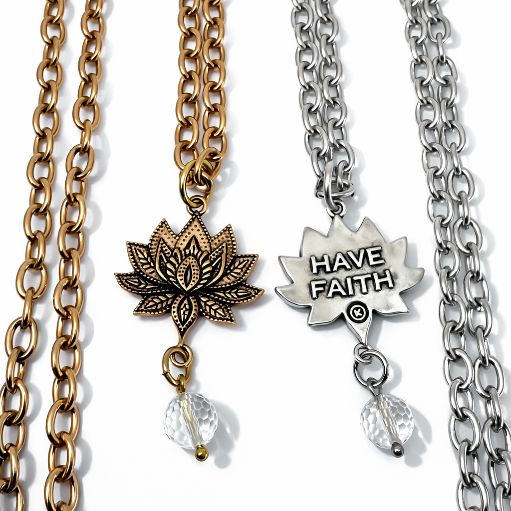 Have Faith Lotus Essential Necklace