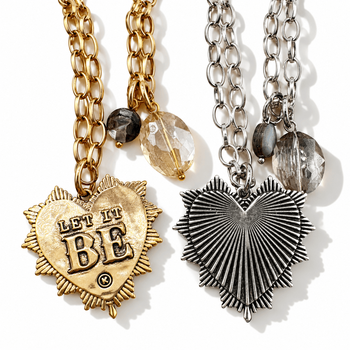 Let It Be Shining Heart Original Necklace