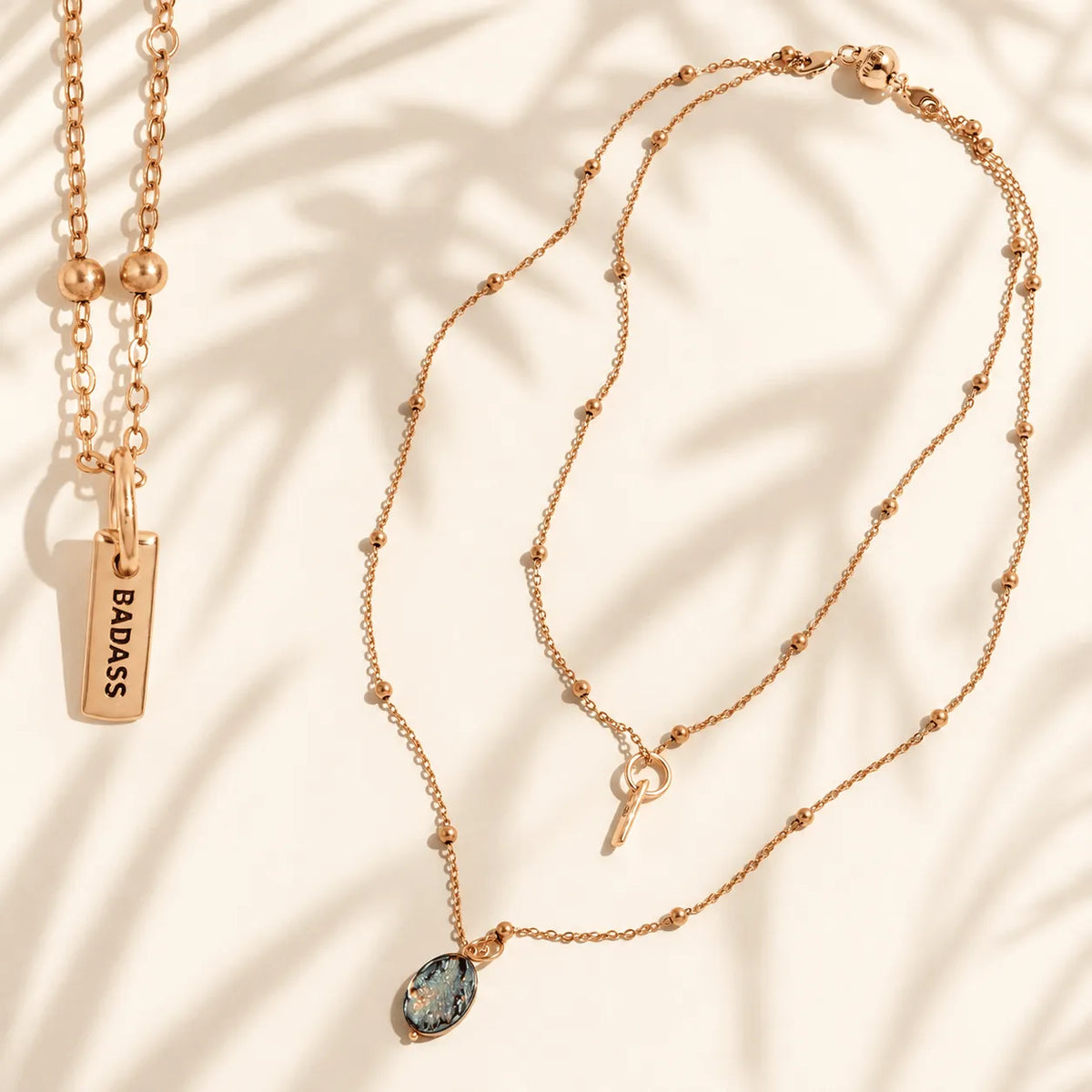 Badass Abalone Dainty Necklace