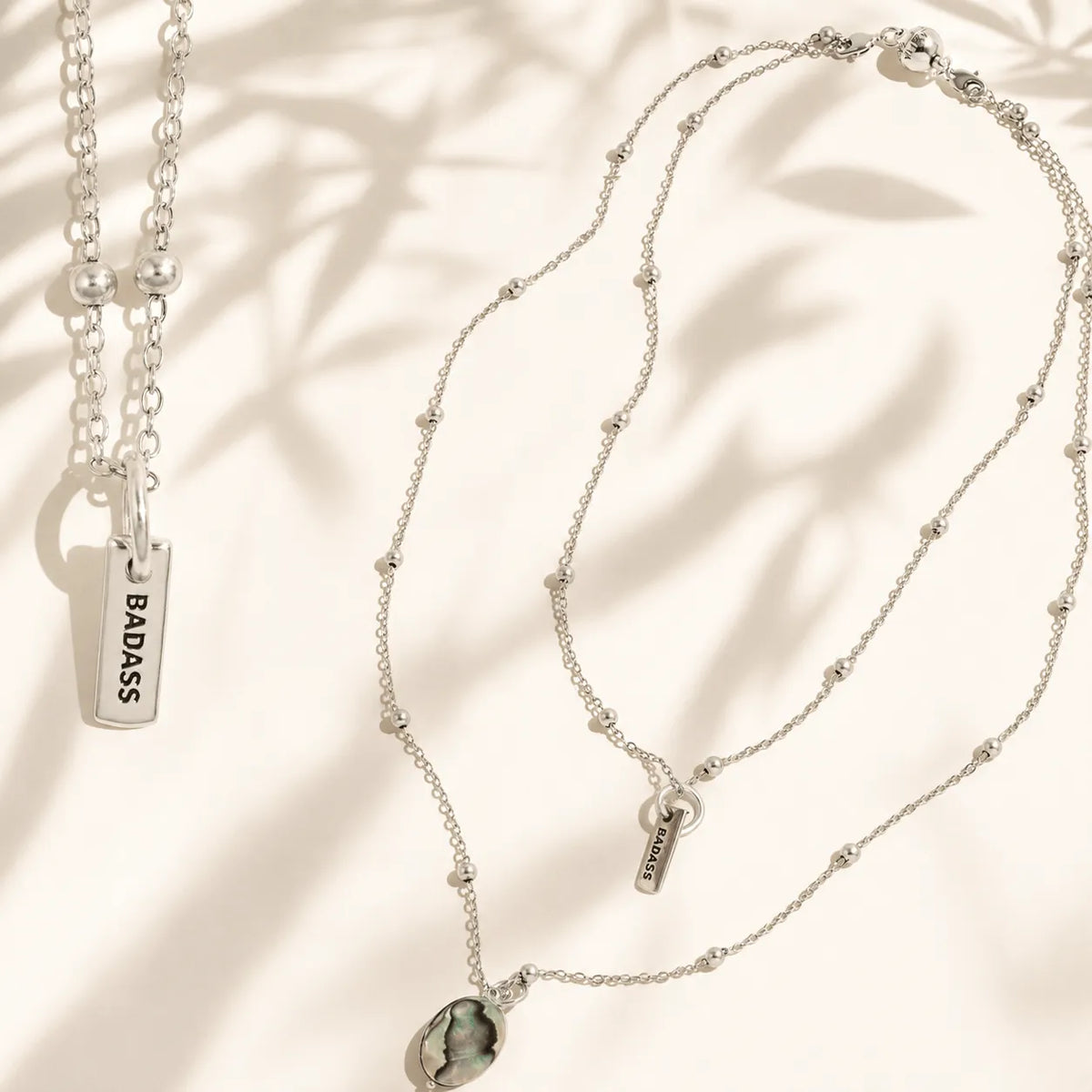 Badass Abalone Dainty Necklace