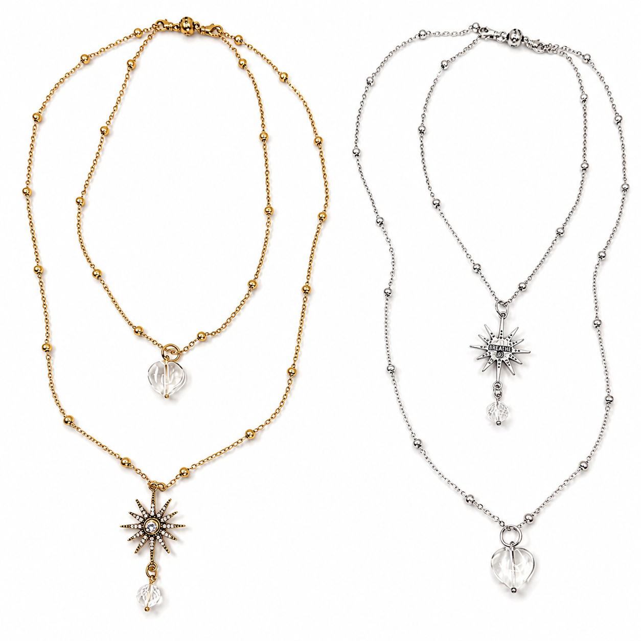 Breathe Starburst Dainty Necklace