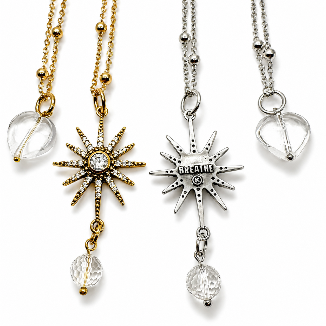 Breathe Starburst Dainty Necklace