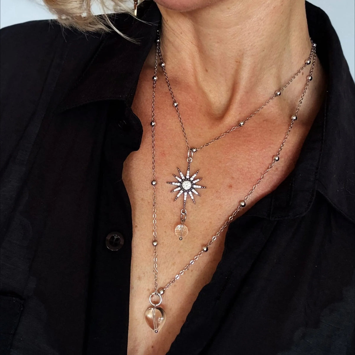 Breathe Starburst Dainty Necklace