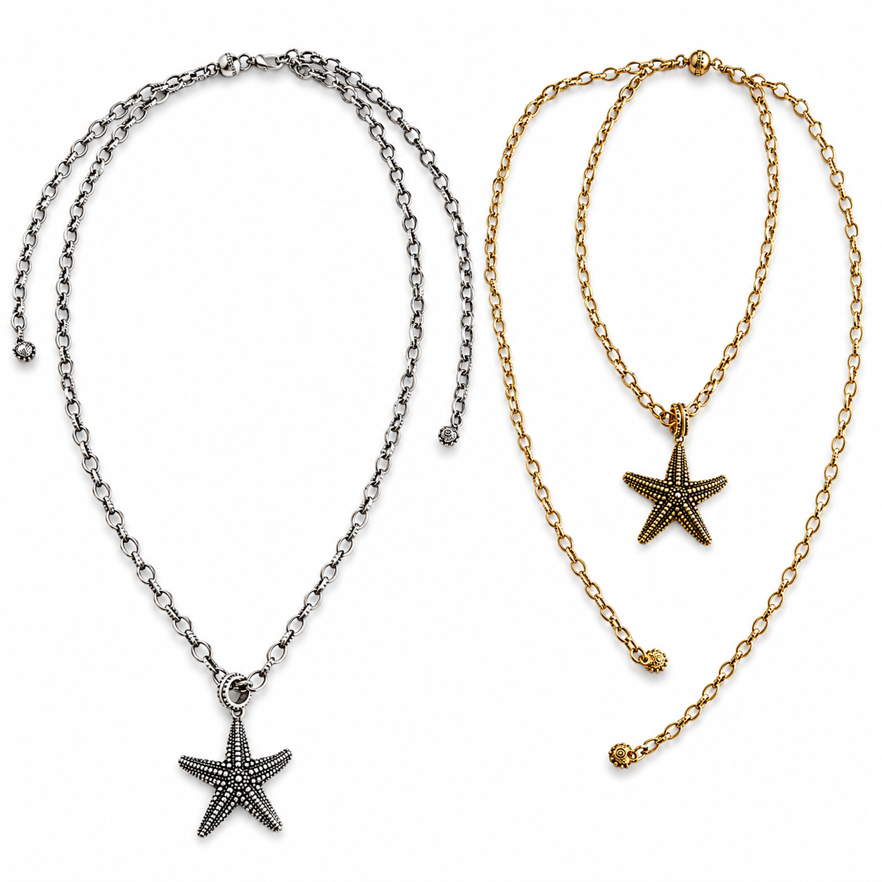 Trust the Process Starfish Adjustable Necklace