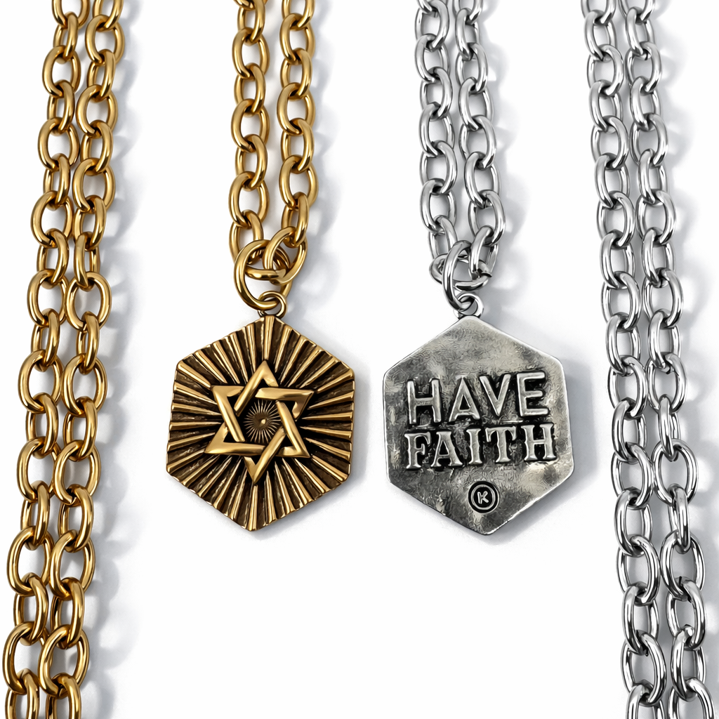 Have Faith Star of David Essential Necklace