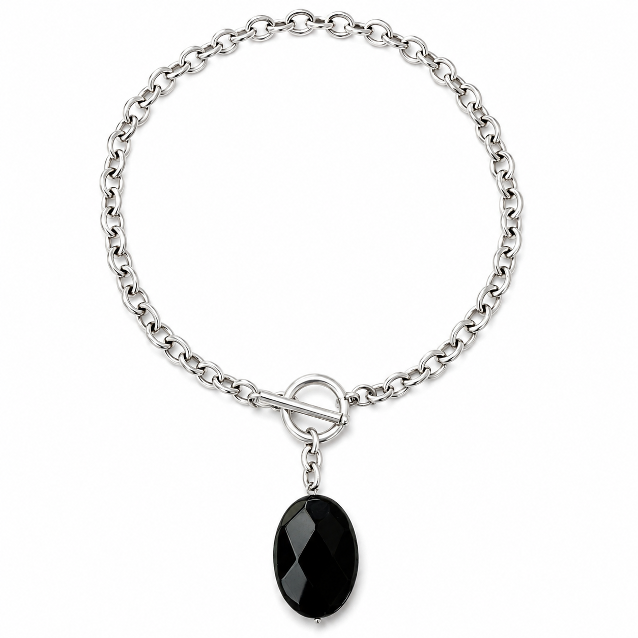 Black Onyx Choker Necklace
