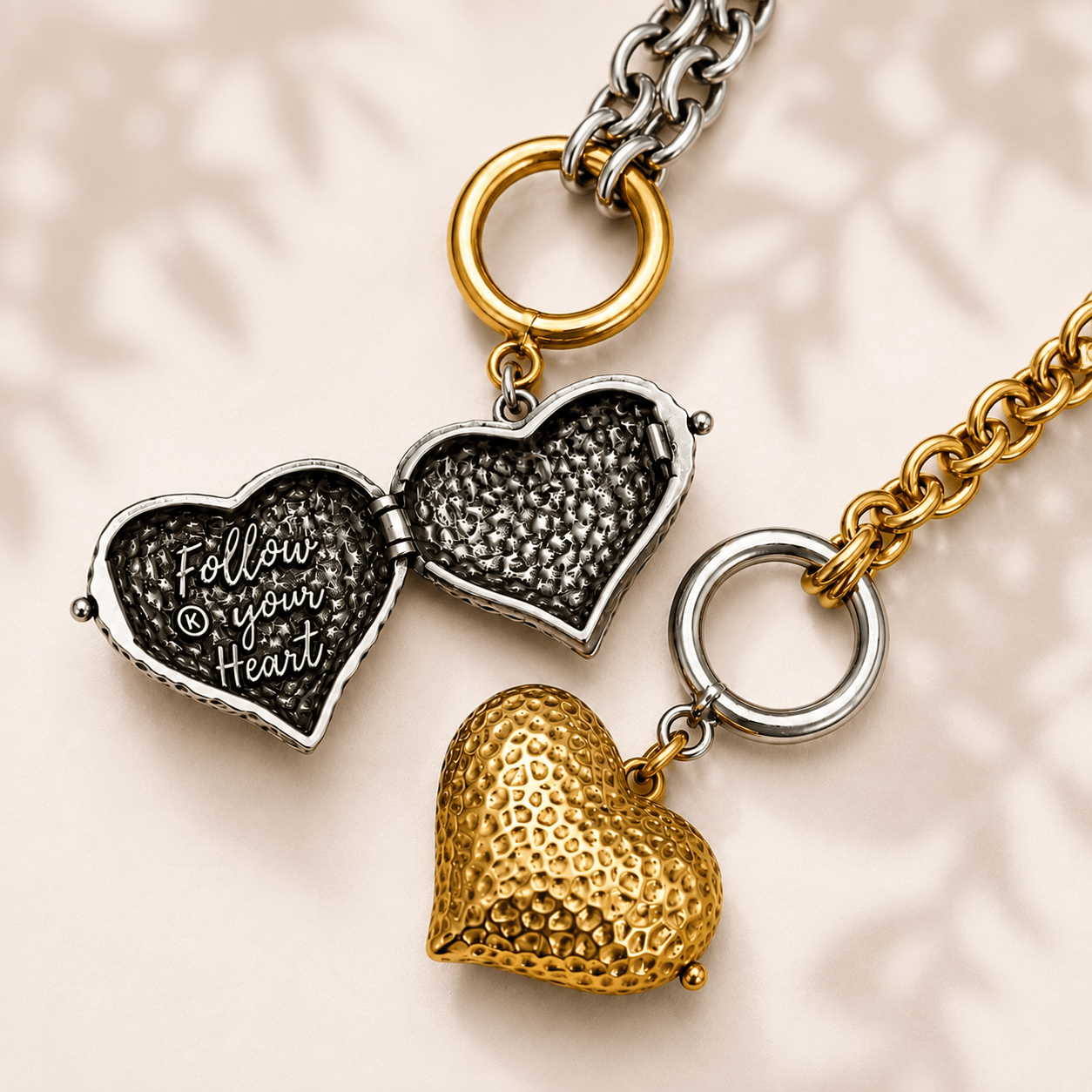 Follow Your Heart Locket Choker Necklace