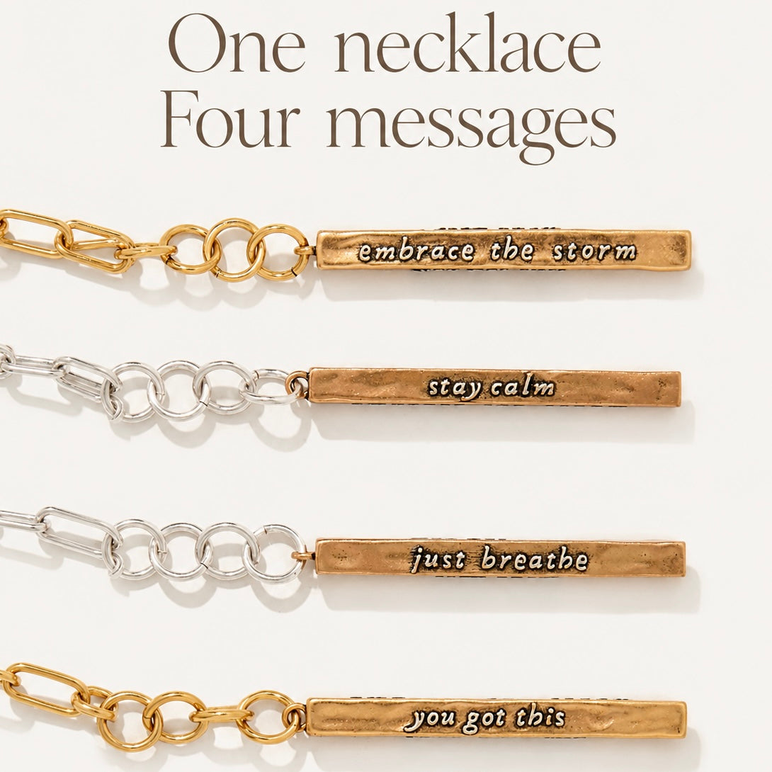 Stay Calm Klink Necklace