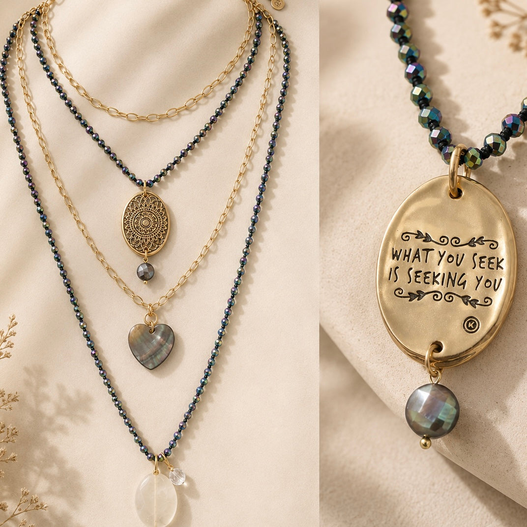 What You Seek is Seeking You Original Necklace Layering Set