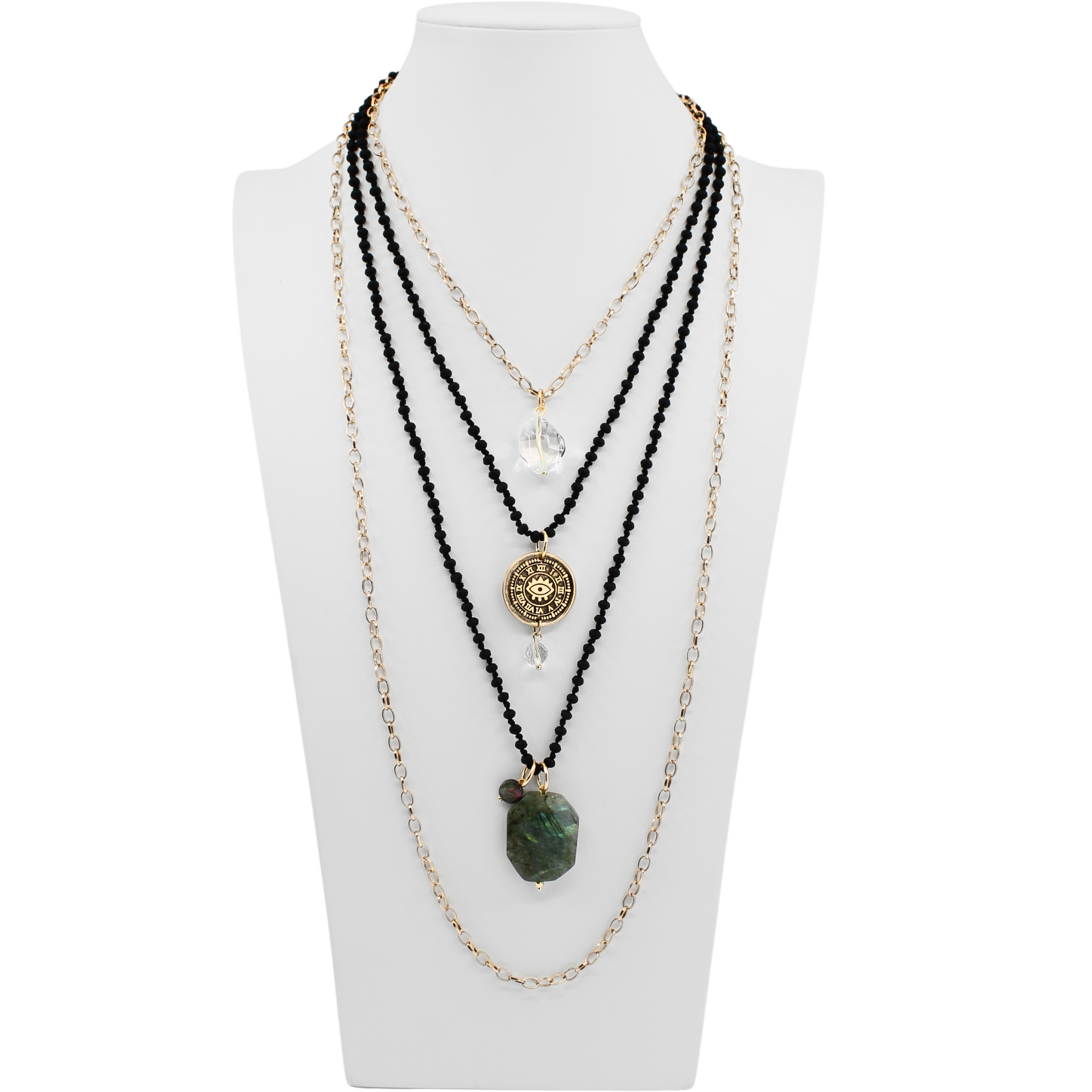 You Are Doing F*cking Great Eye Original Necklace Layering Bundle