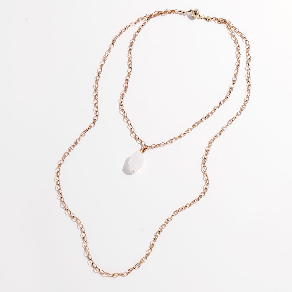Crystal Quartz Layering Chain Necklace