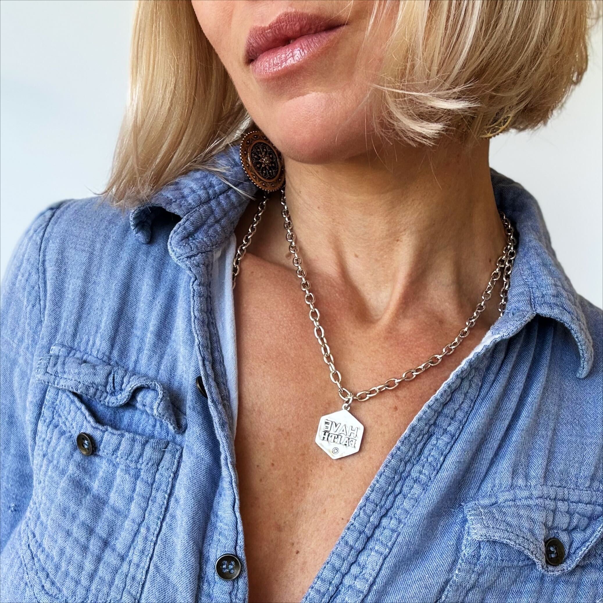 Have Faith Star of David Essential Necklace