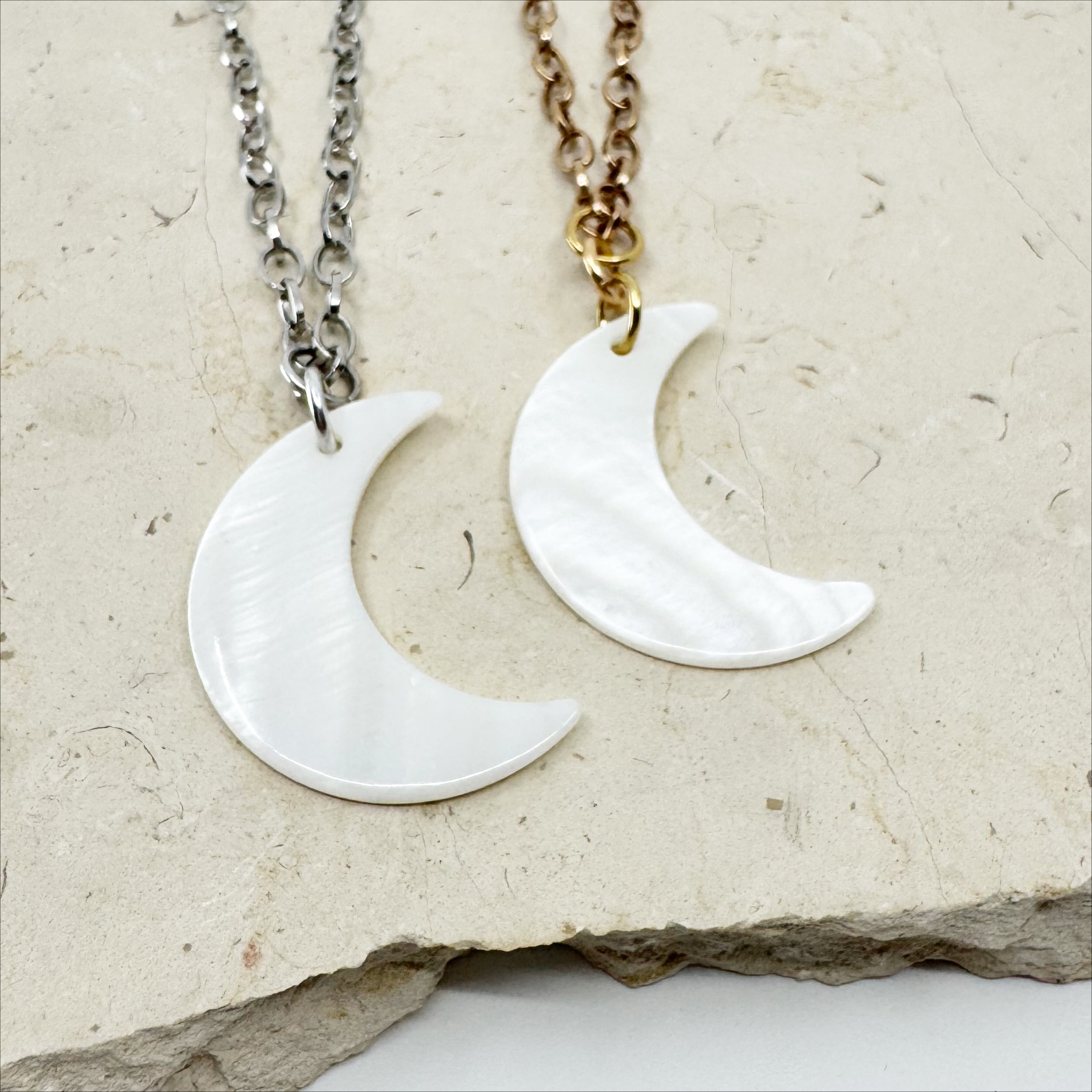 Moon Layering Chain Necklace