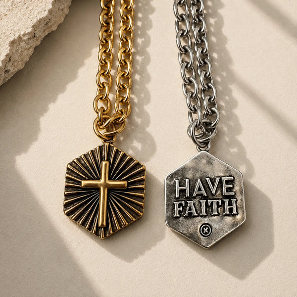Have Faith Shining Cross Essential Necklace