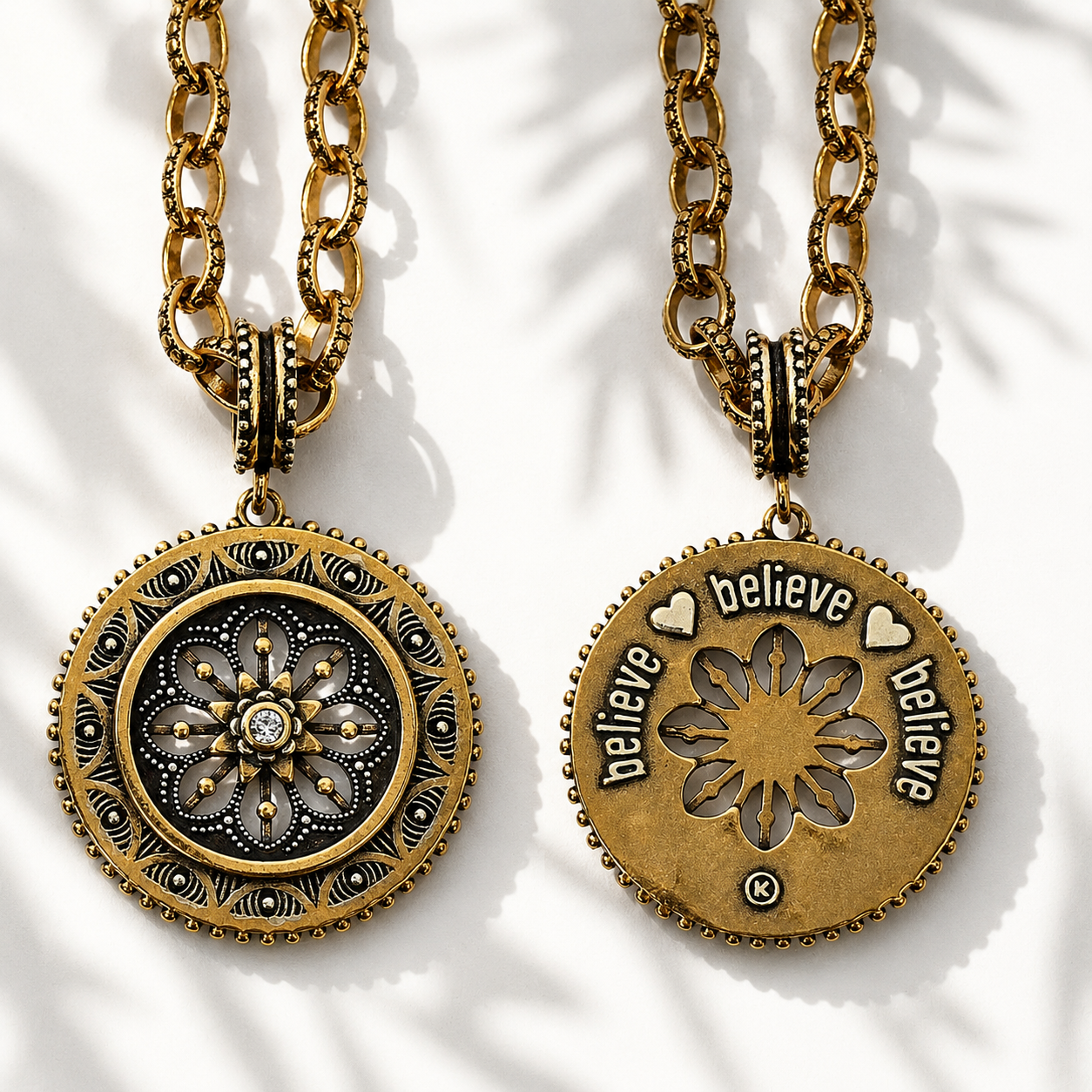 Believe Mandala Necklace