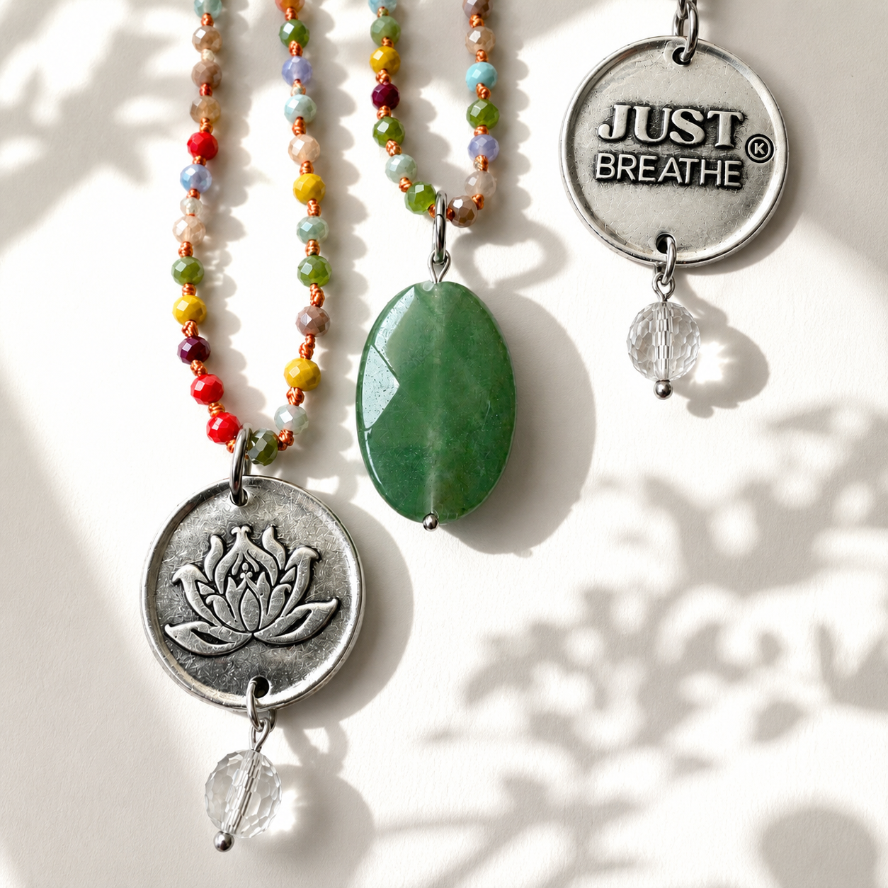 Just Breathe Lotus Original Necklace