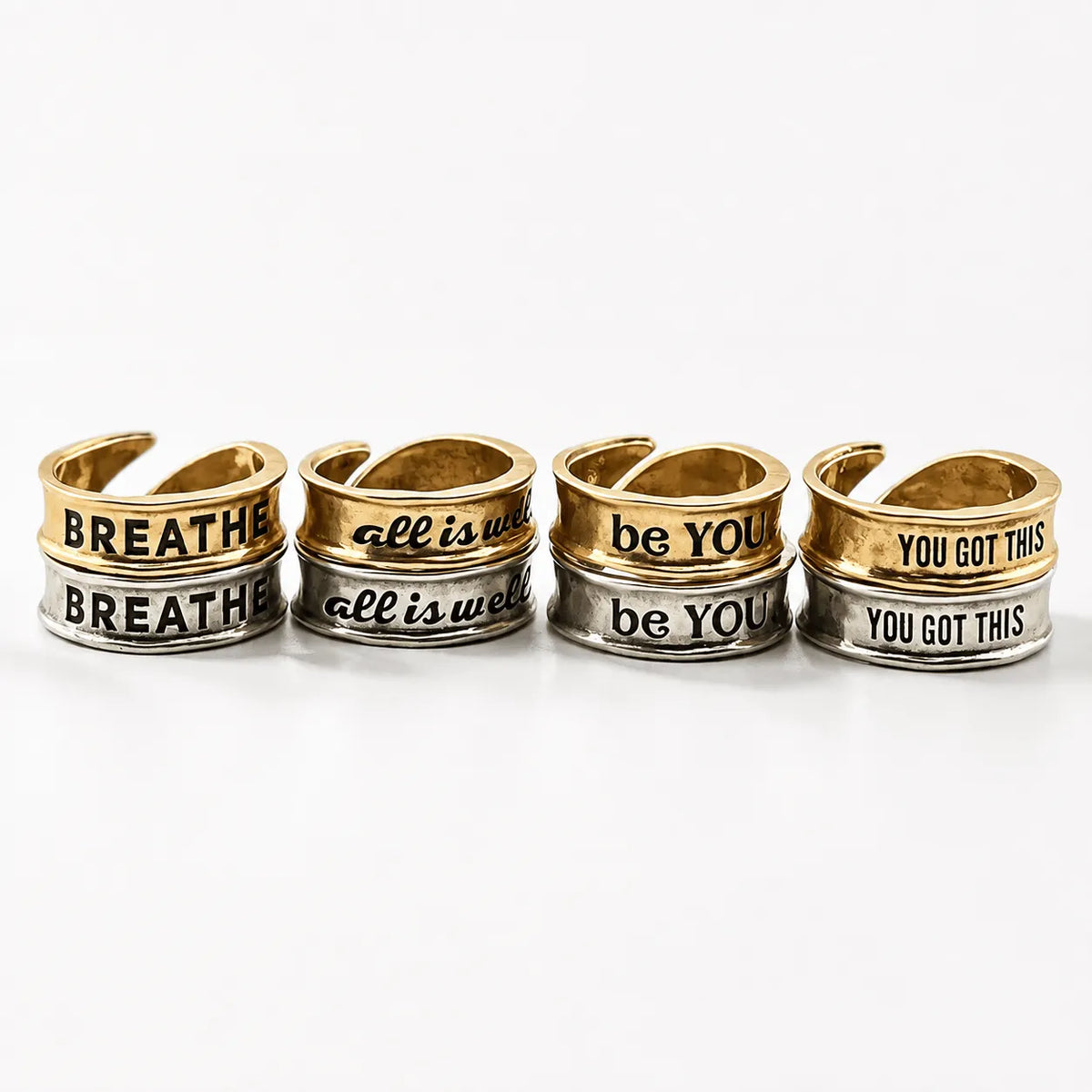 Remember Single Finish Adjustable Ring