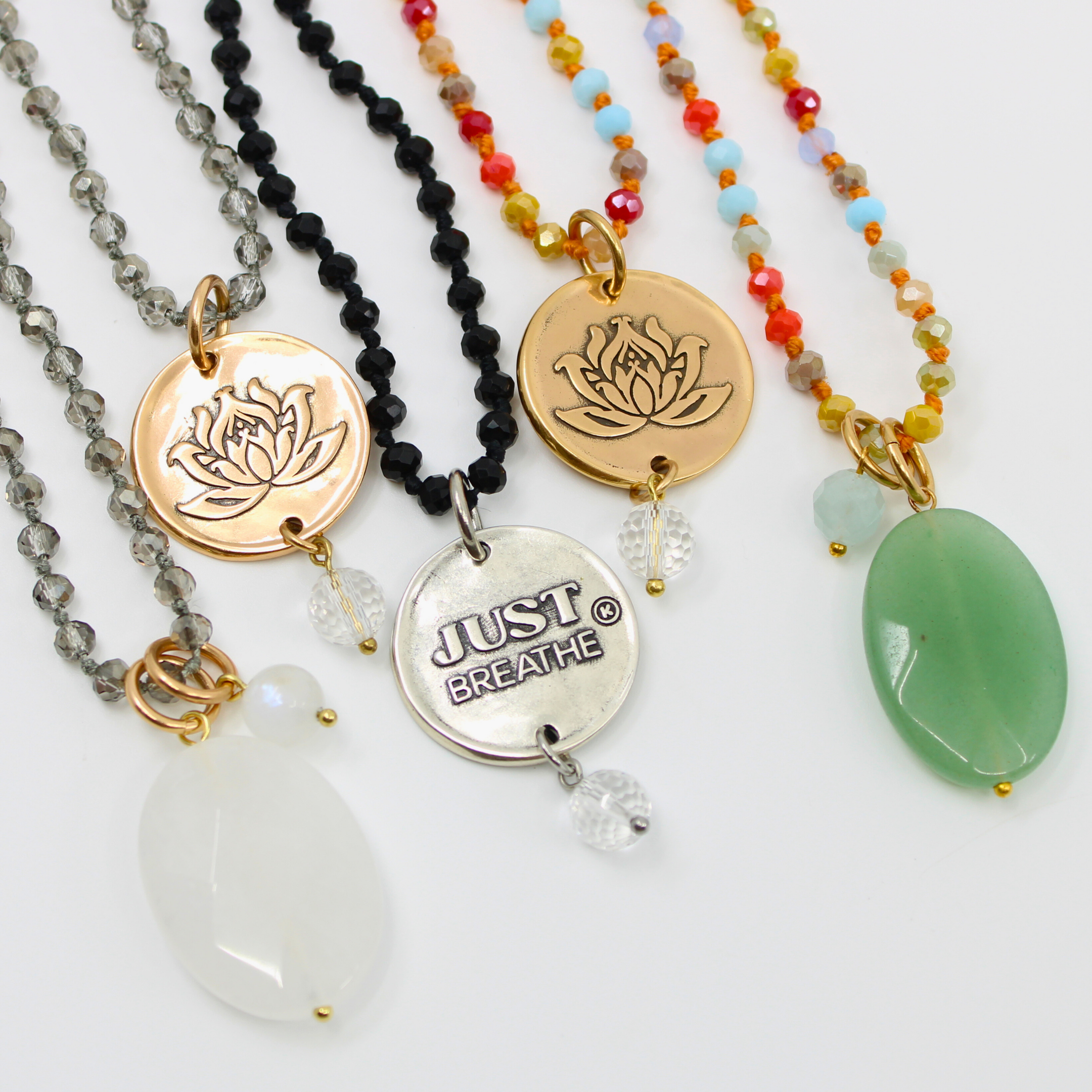 Just Breathe Original Necklace Layering Bundle – Katia Designs Just Breathe Original Necklace Layering Bundle – Katia Designs