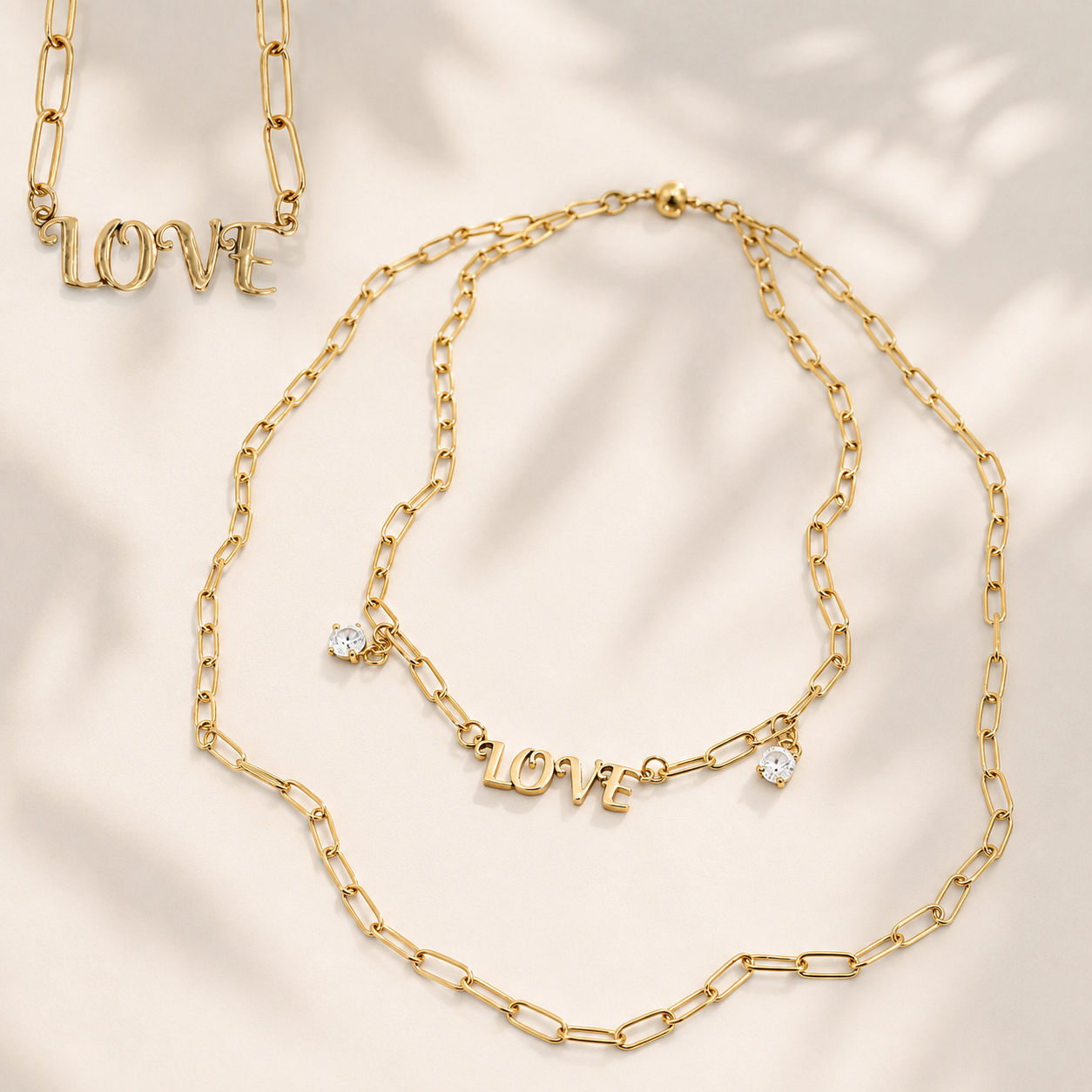 Love Long Chain Necklace