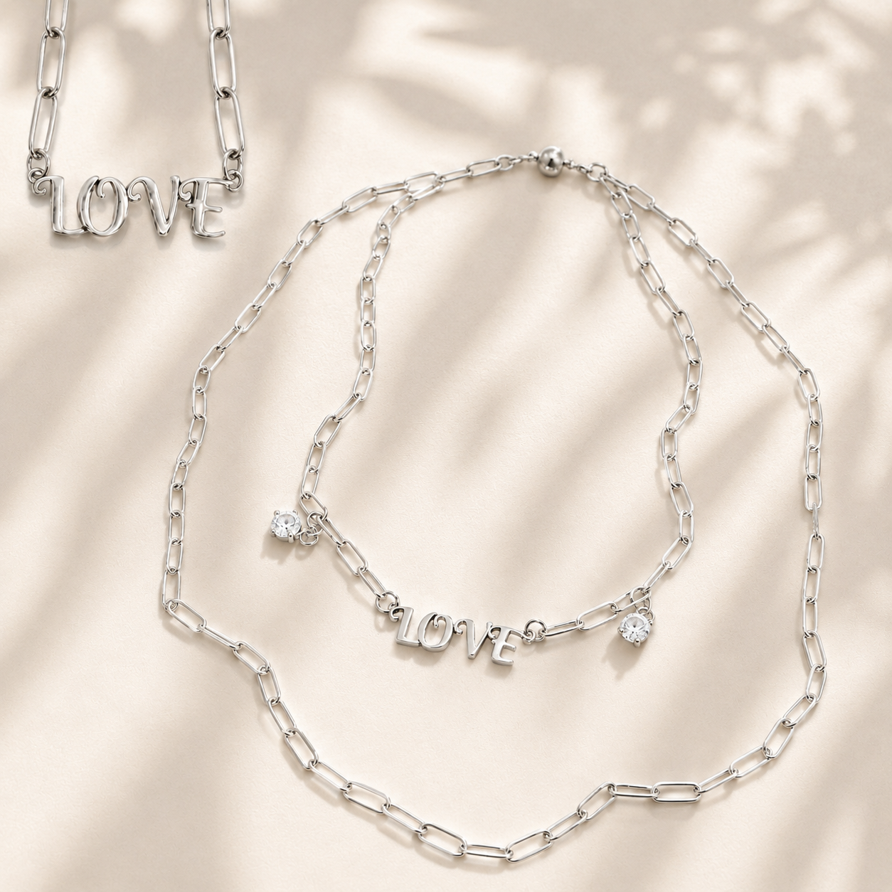 Love Long Chain Necklace