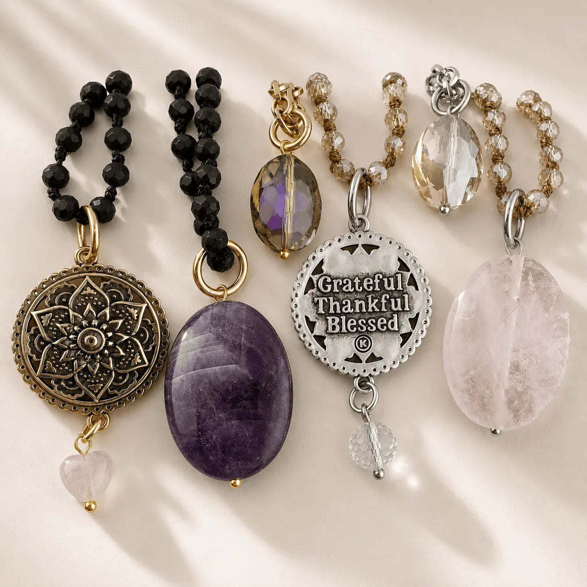 Grateful Thankful Blessed Mandala Layering Set