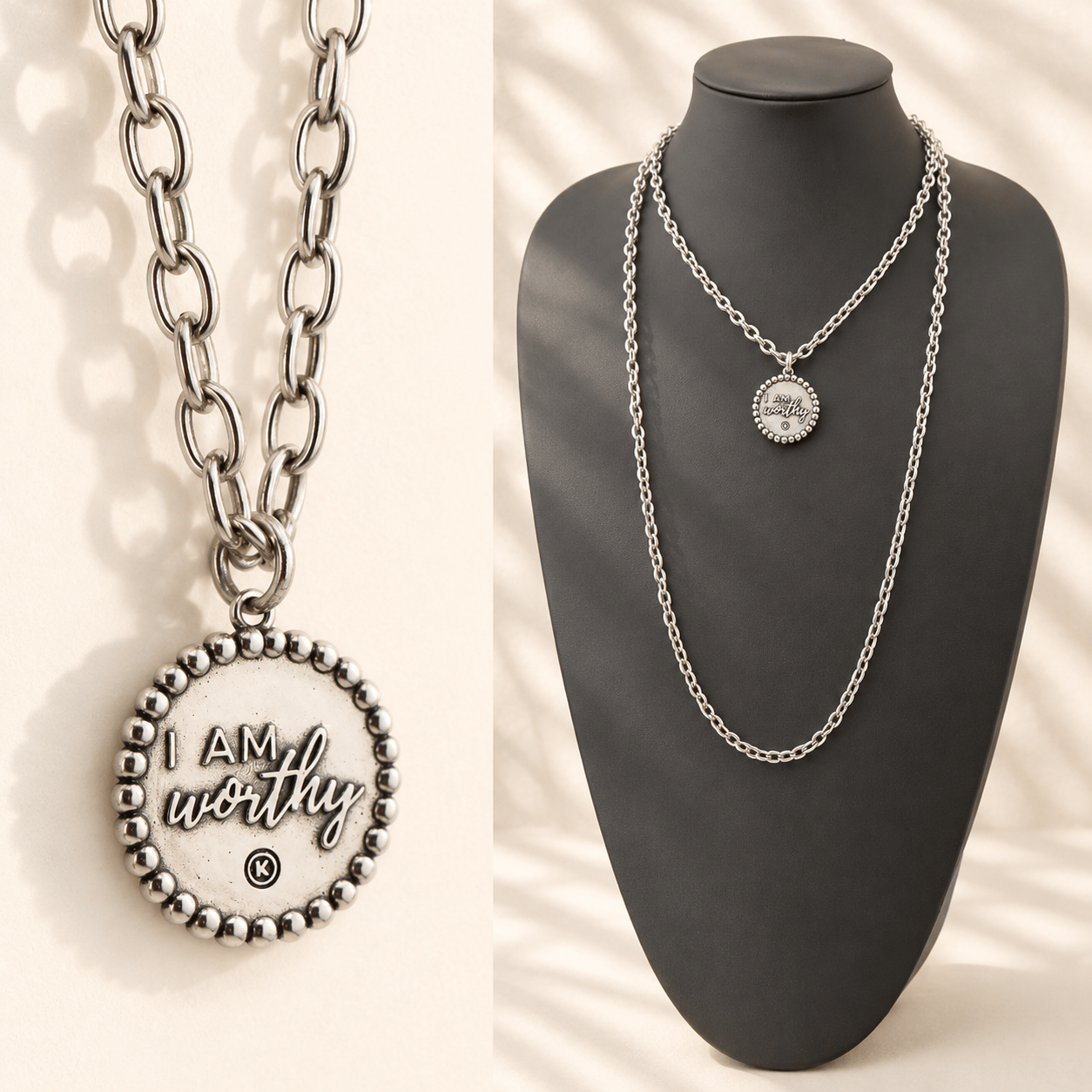I Am Worthy Sun Essential Necklace