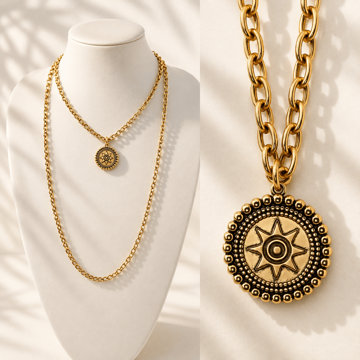 I Am Worthy Sun Essential Necklace