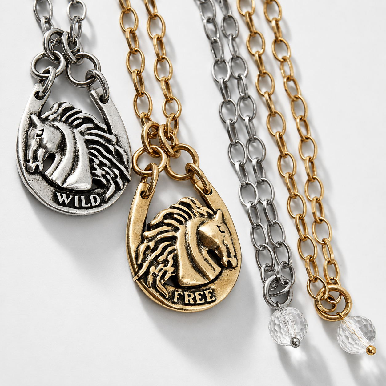 Wild & Free Horse Original Lite Necklace